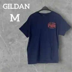 美品♡GILDAN 【M】Tシャツ ダークネイビー 半袖 カジュアル ギルダン