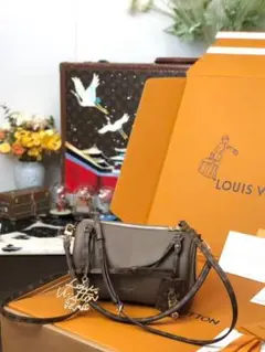 Louis Vuitton グレー ショルダーバッグ