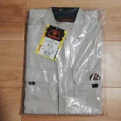 作業着　作業服　長袖股ハギつなぎ服　アイスホワイト　M