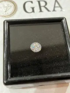 新品アウトレット１点限り 本物モアサナイト 6.5mm 1.00ct Dカラー