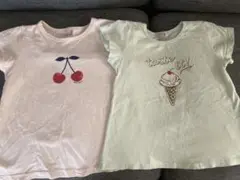 petit main チェリー　アイス　Tシャツ　110