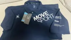 新品　デサント MOVE SPORT ポロシャツ メンズ 2XO ネイビー