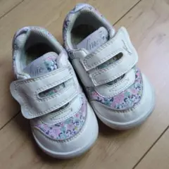 【美品】イフミー　CALIN　花柄スニーカー 15cm　女の子