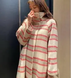 元値5万弱 新品CELFORDセルフォード Aラインスタンドカラーチェックコート