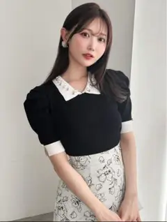 34746000 shein 襟付きトップス