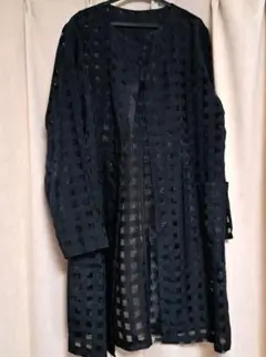 美品　シースルーロングカーディガン