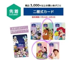 ディズニーザマーケット　二層式カード　シンバ　プーさん　セット