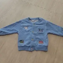 未使用　petit main 　トーマス　カーディガン 青