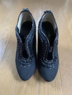 デザインブーティ　グレー23.5㎝