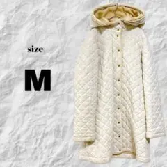 レディースアウター ジャケット キルティング ボア 中綿 M
