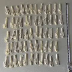 カーテンフック　アジャスター付き　58個