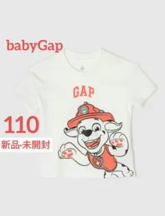 babyGap パウパトロール 半袖 Tシャツ マーシャル 110 白 【新品