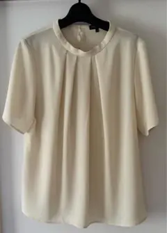 【美品】インディヴィ 半袖ブラウス