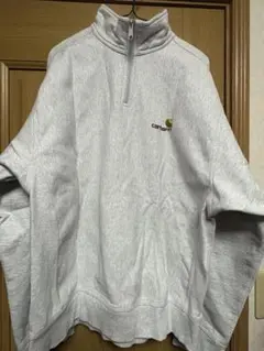 carhartt カーハート　ハーフジップ　グレー
