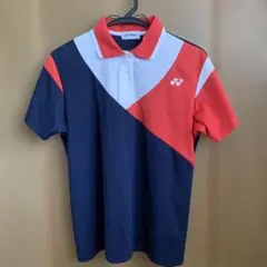 YONEX ポロシャツ ネイビー/レッド