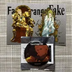 Fate strange Fake　ギルガメッシュ　エルキドゥ　缶バッジ