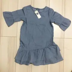 baby GAP サックスブルーワンピース 110 タグ付き未使用品