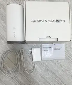 Speed Wi-Fi HOME 5G L13 ZTE ホワイト