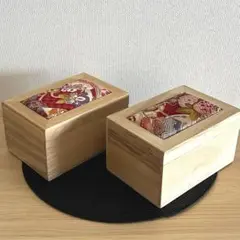 桐の小箱　木製ボックス　2個　和風
