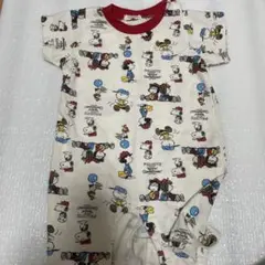 スヌーピー　ベビーロンパース　80