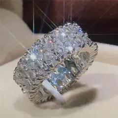 指輪 豪華 輝く ギフト ジェムストーン 結婚 婚約 誕生日 記念日