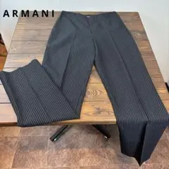 ★EMPORIO ARMANI★アルマーニ★黒ストライプパンツ★イタリア製★