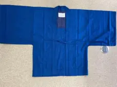 茶羽織り　杉綾模様　青