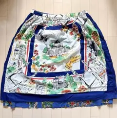 【訳アリ品】スコットランド風景画フレアスカート