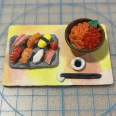ミニチュアハンドメイド ミニチュアフード ミニチュアお寿司 ミニチュア海鮮丼
