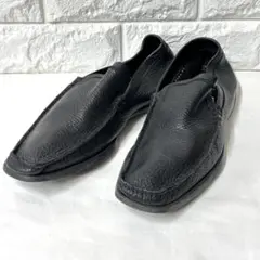 HAL フラットメンズシューズ　27cm ローヒール ブラック 91