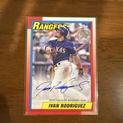 イバンロドリゲス　直筆サイン　2025 topps series MLB