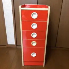 昭和レトロ レトロポップ 5段引き出し チェスト