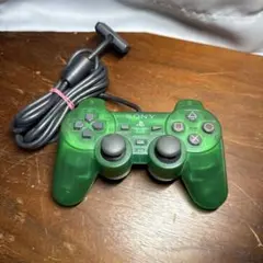 PS2 コントローラー　DUALSHOCK2 クリアグリーン