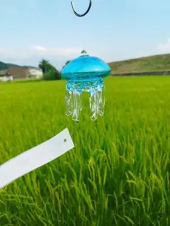 タクグラス　くらげ風鈴 (ブルー)