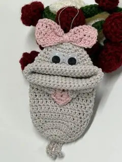 パクパクモンスター リトルモンスター☆パスケース、小物入れ☆ハンドメイド