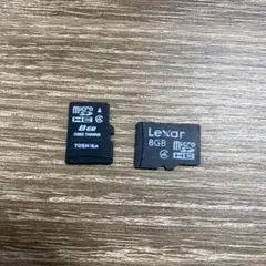 MicroSDカード　8GB 2枚