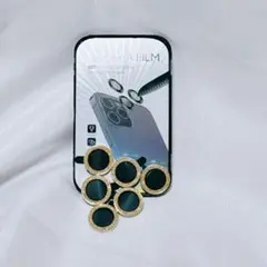 iPhone 13 Pro Max 対応 カメラフィルム レンズリング