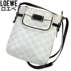 ✨良品 LOEWE ロエベ ショルダーバッグ リピートアナグラム PVC レザー
