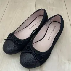 ★美品★ キッズ　ブラックバレエシューズ　20cm