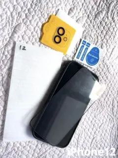 iPhone12用透明保護フィルムとカメラレンズ