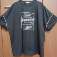 美品　夏服　nao グレー オーバーTシャツ