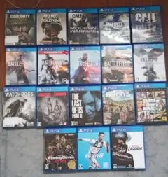PS4 ゲームコレクション 18セットです