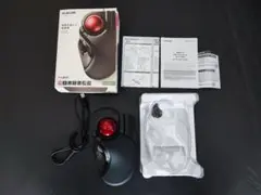ELECOM トラックボール 大玉 8ボタン 有線 M-HT1URXBK