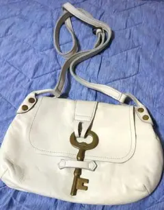 SeIVedge ホワイトレザーショルダーバック