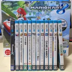 【Wii U】ウィーユー本体とソフト12本セット+内蔵ソフト10本付き