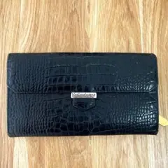 イヴ・サンローラン 長財布 クロコダイル押し 廃盤