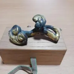 平安　秦蔵六造　鍍金銅　諌鼓　香炉　共箱　T R8037 Yahoo!オークション -「蔵六 香炉」の落札相場・落札価格