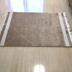 unico SIHAM ラグ 100x140 ブラウン