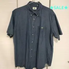 LACOSTE デニム 半袖シャツ サイズ4