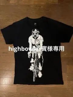 [OBEY・オベイ] Tシャツ ガスマスク 自転車 sizeS (大きめ)